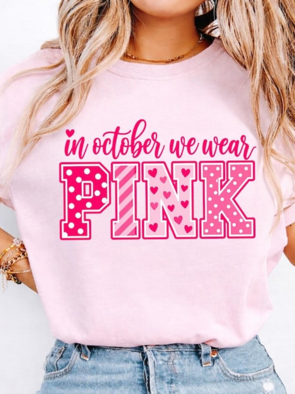 In October We Wear Pink Tee